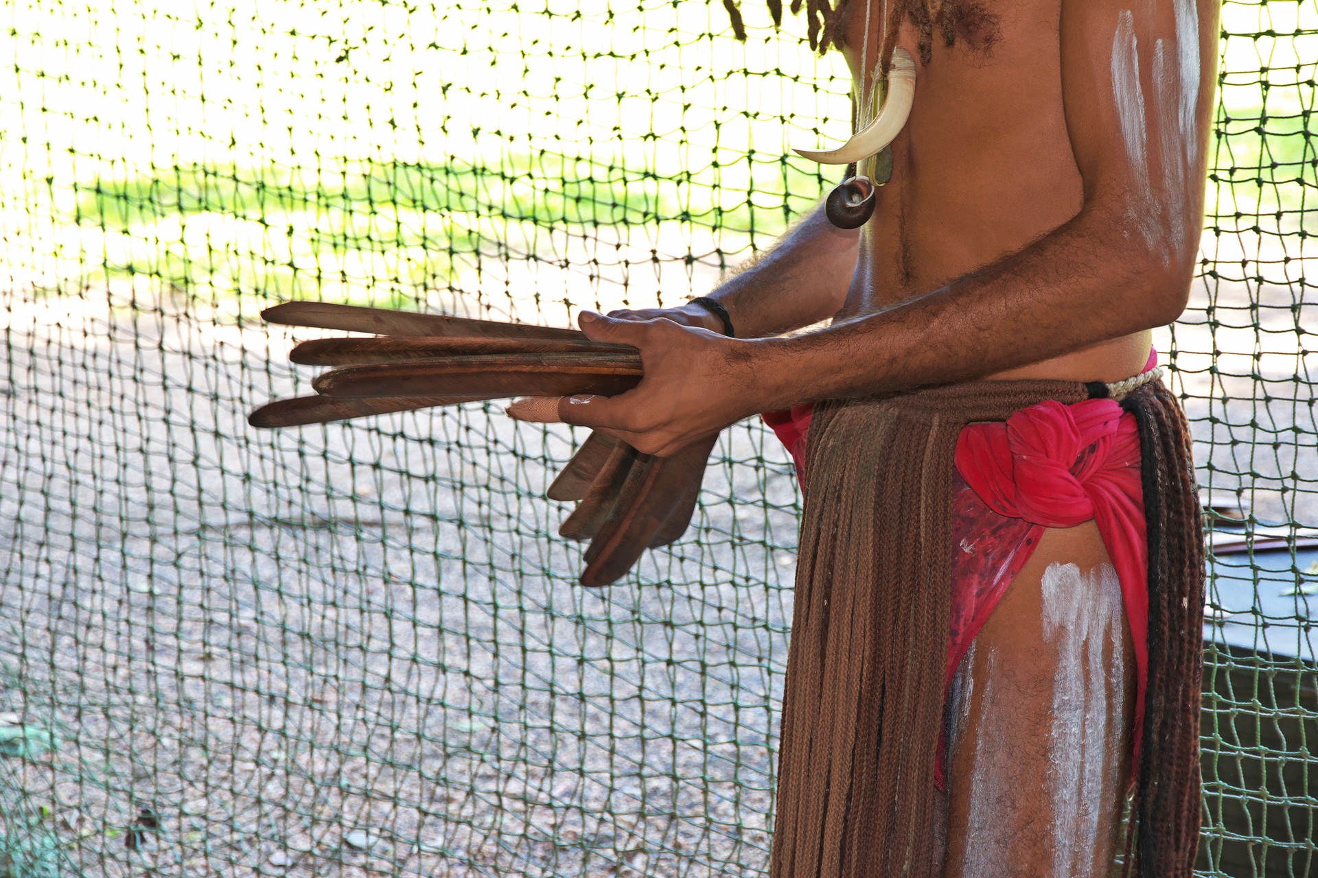 The village of the aborigines of Australia, Cairns